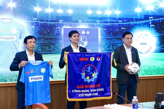 48 đội tham dự giải bóng đá công nhân, viên chức Việt Nam 2026- Ảnh 1.