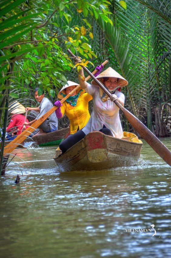 đi ghe thuyền