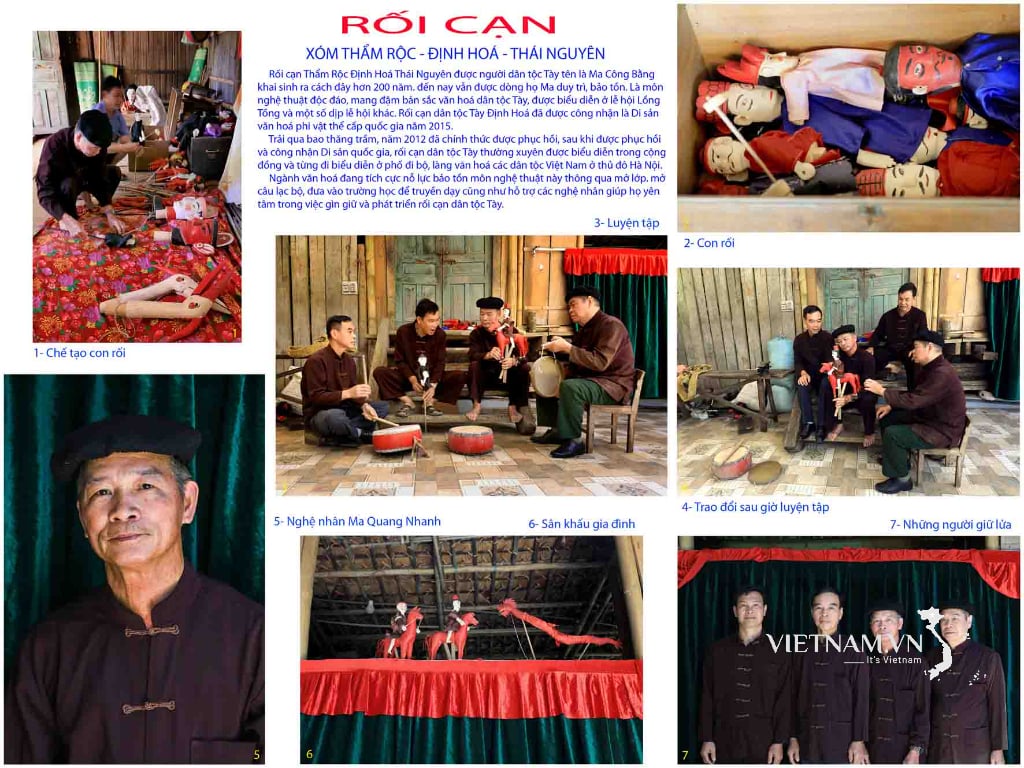TROCKENPUPPENSPIEL (AUCH BEKANNT ALS „STABPUPPENSPIEL“) Tham Roc Hamlet, Dinh Hoa, Thai Nguyen