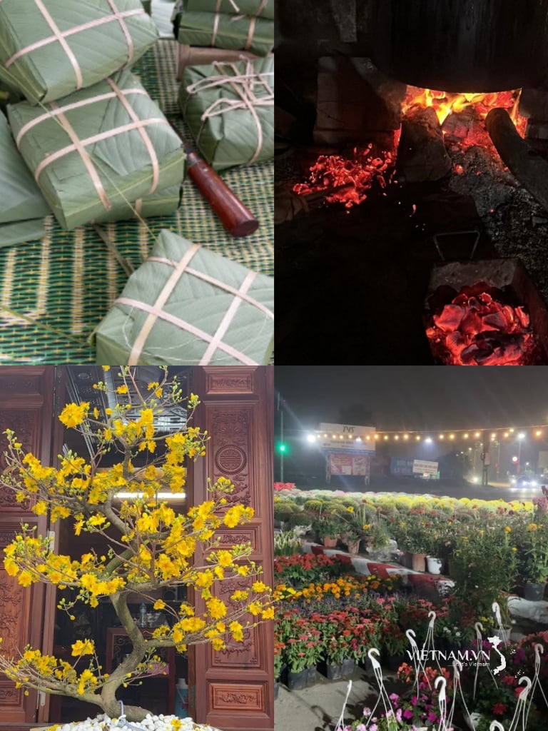 The atmosphere before Tet (Lunar New Year)