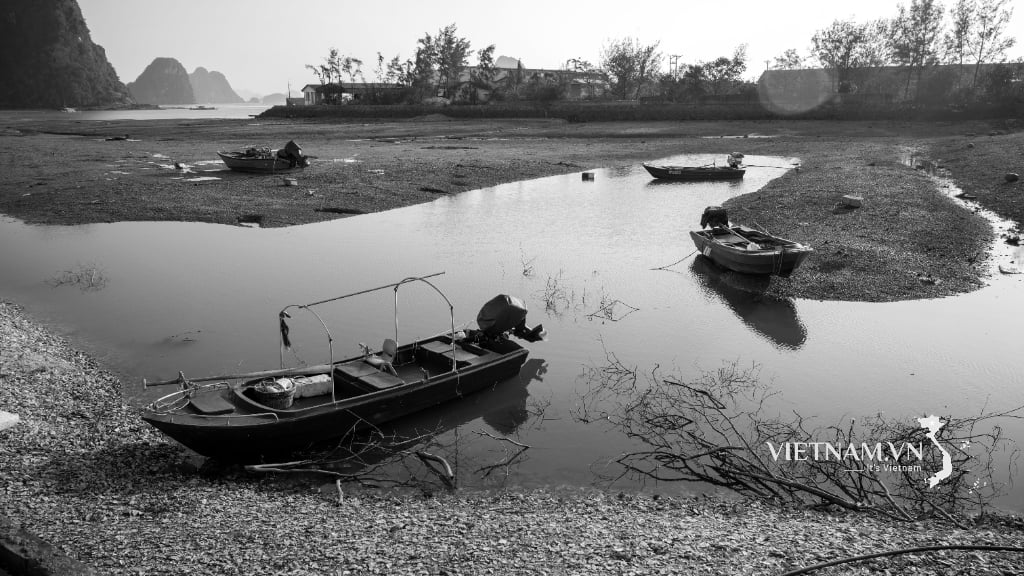 Wachtende boot
