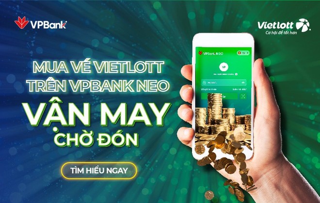 VPBank hiện là ngân hàng đầu tiên và duy nhất có thể bán vé trực tiếp cho người chơi ngay trên ứng dụng của ngân hàng ảnh 1