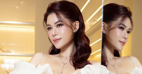 Dos hermosas hermanas, Ngoc Thanh Tam y Dong Anh Quynh, compiten en belleza en el evento.