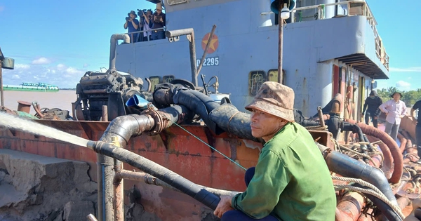 In early September, the contractor mobilized 4 more ships to increase sand exploitation capacity.