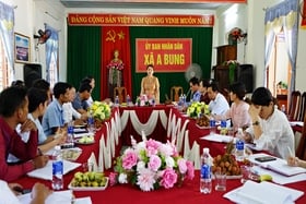 Monitoreo del estado actual de las instituciones culturales de base y el trabajo de preservación y promoción del patrimonio cultural inmaterial en el distrito de Dakrong