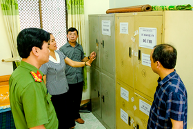 Phu Ninh assure les conditions de l'examen d'entrée au lycée