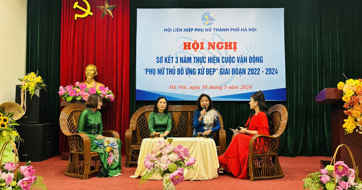 Triển khai nhiều mô hình "Phụ nữ Thủ đô ứng xử đẹp" thiết thực, hiệu quả