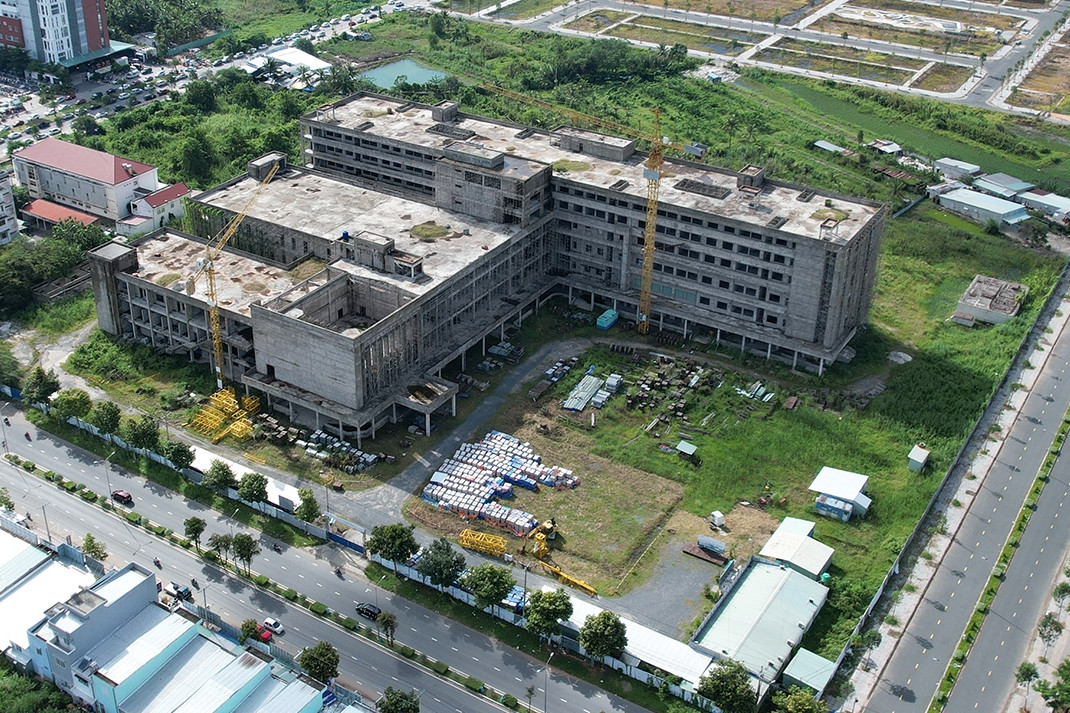 Close-up of the trillion-dong hospital project 'shelved', Department of Health requests transfer of capital source