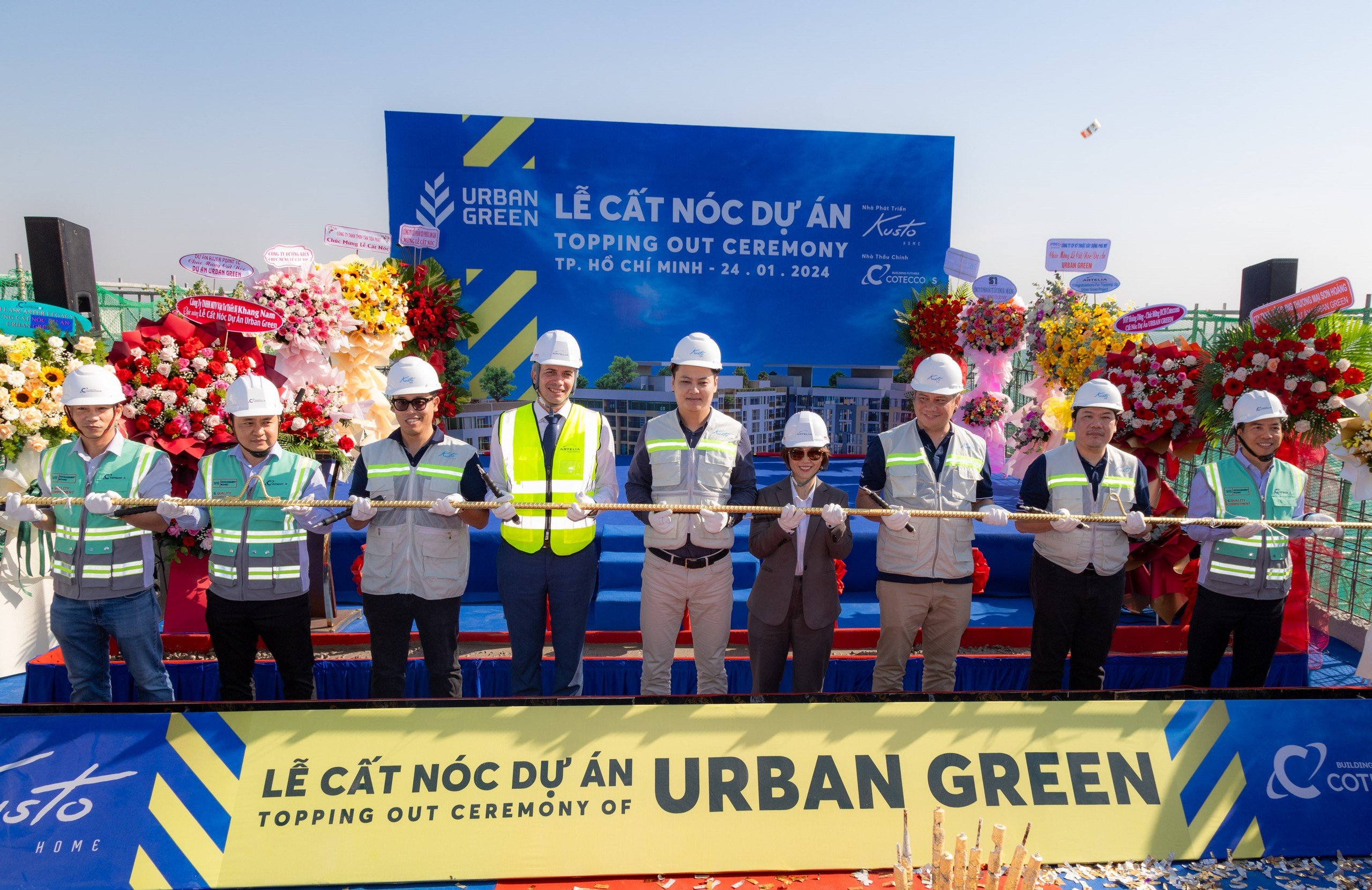 Lễ cất nóc dự án Urban Green tại thành phố Thủ Đức- Ảnh 1.