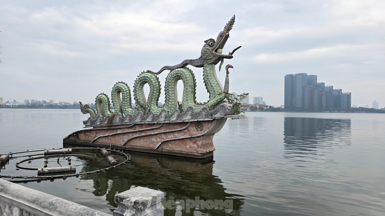 Little-known story about the pair of dragons erected in West Lake during the Ly Dynasty, photo 3