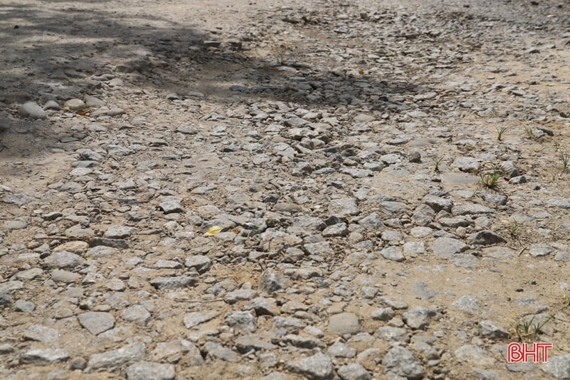 100 households in Tay Son town are miserable because of severely damaged roads.