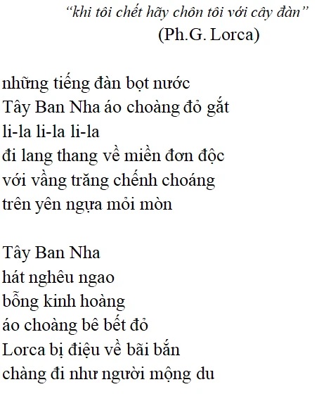 Bài thơ 'Đàn ghi ta của Lorca' tròn 45 tuổi- Ảnh 2.