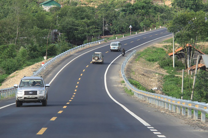 La autopista Ciudad Ho Chi Minh - Binh Phuoc se conectará con la actual Carretera Nacional 14 (Carretera Ho Chi Minh). Foto: Anh Duy