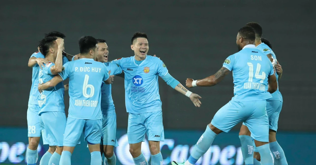 Xuan Truong could not help Hai Phong escape defeat against Nam Dinh.