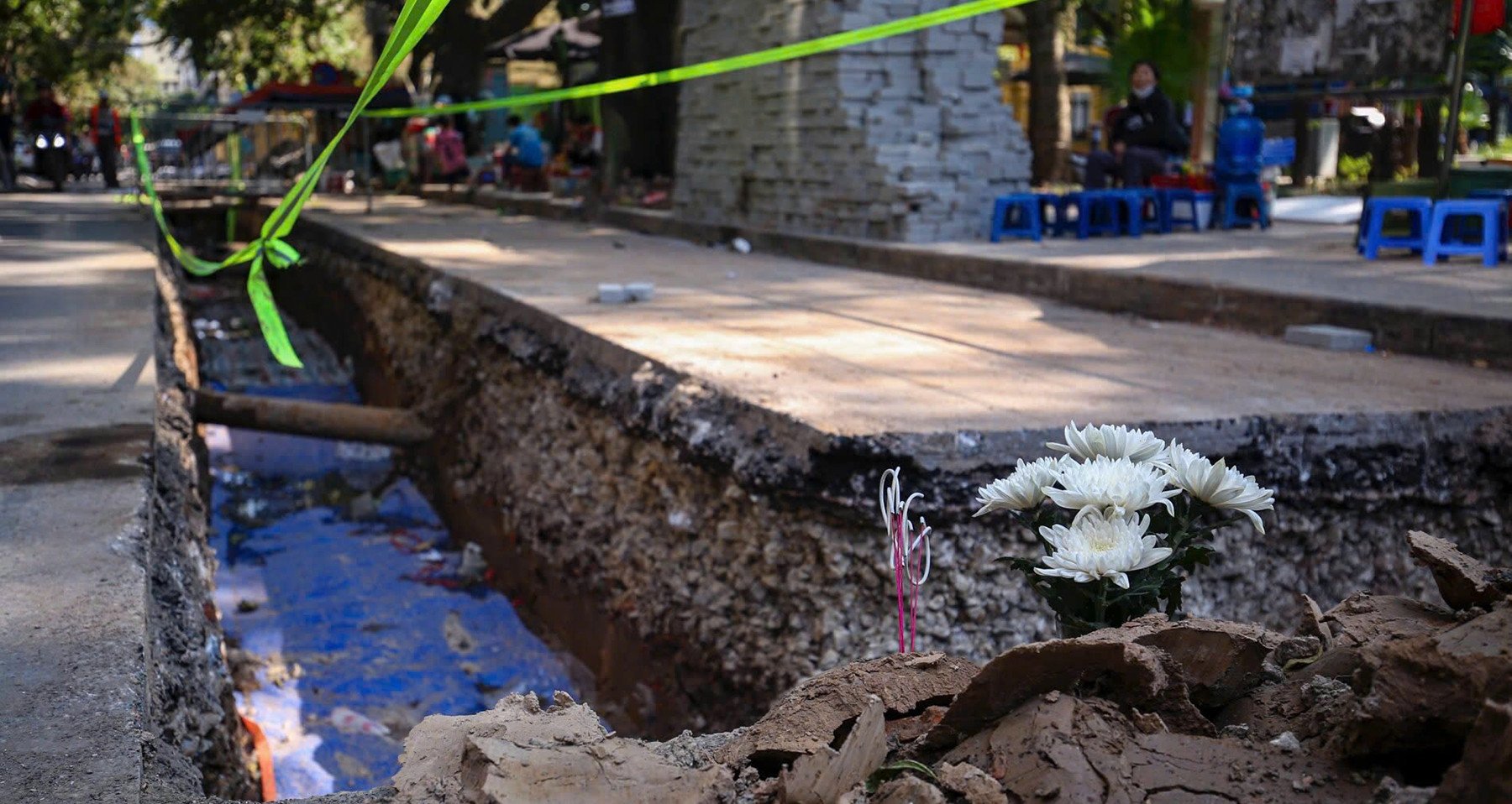 ハノイ：タイソン通りで約150体の遺骨が発見される