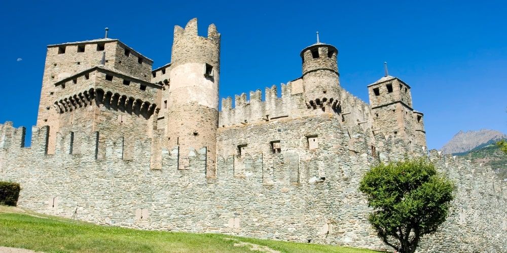 Làng ở Thung lũng Aosta