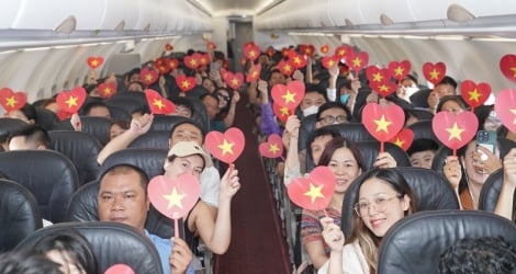 Cùng Vietjet ngân vang khúc hát tự hào trên những chuyến bay chào mừng Quốc khánh 2/9