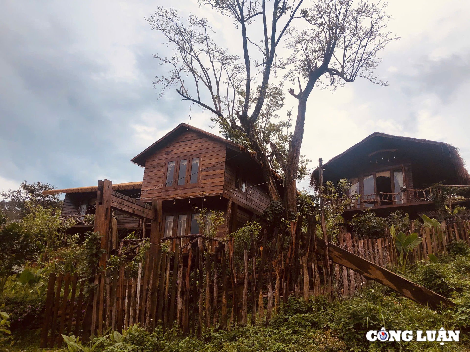 Kon Tum, a series of illegal construction projects have led to landslides, picture 1