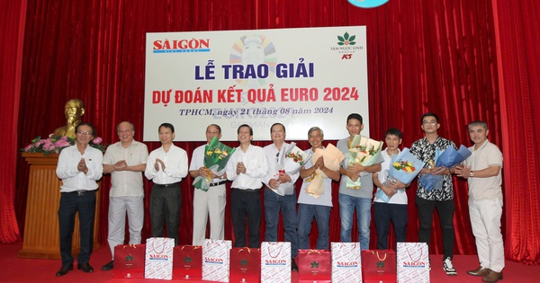 Báo Sài Gòn Giải Phóng trao thưởng dự đoán kết quả bóng đá EURO 2024