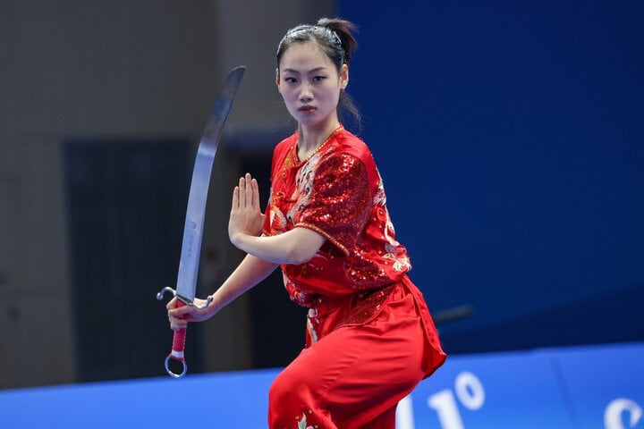 Phuong Nhi del equipo de wushu de Vietnam. (Foto: ASIAD)