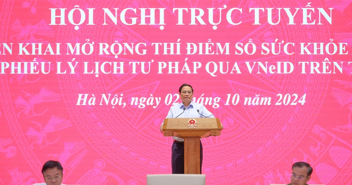 Mở rộng thí điểm sổ sức khỏe điện tử và cấp phiếu lý lịch tư pháp qua VNeID trên toàn quốc