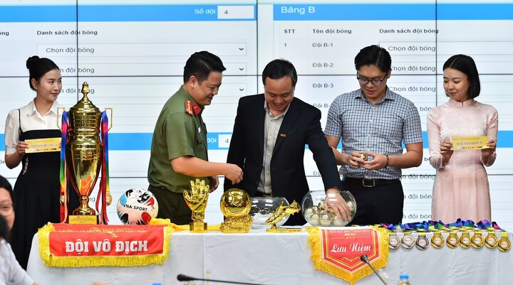 2023년 센트럴 에이전시 오픈 축구 토너먼트 추첨식.