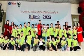 Los estudiantes de la escuela primaria Tan Dan ganaron 60 medallas en la Competencia Internacional de Matemáticas de Singapur y Asia.