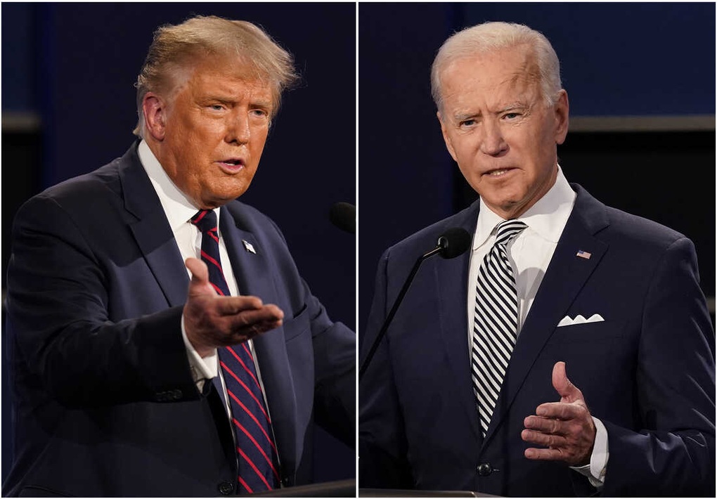 Ông Trump dẫn trước ông Biden trong cuộc bầu cử giả định - 1