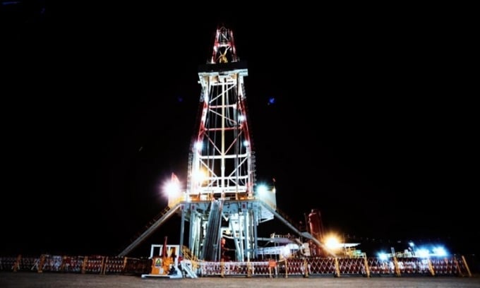 Oil and gas well in Xinjiang Autonomous Region, China. Photo: CMG