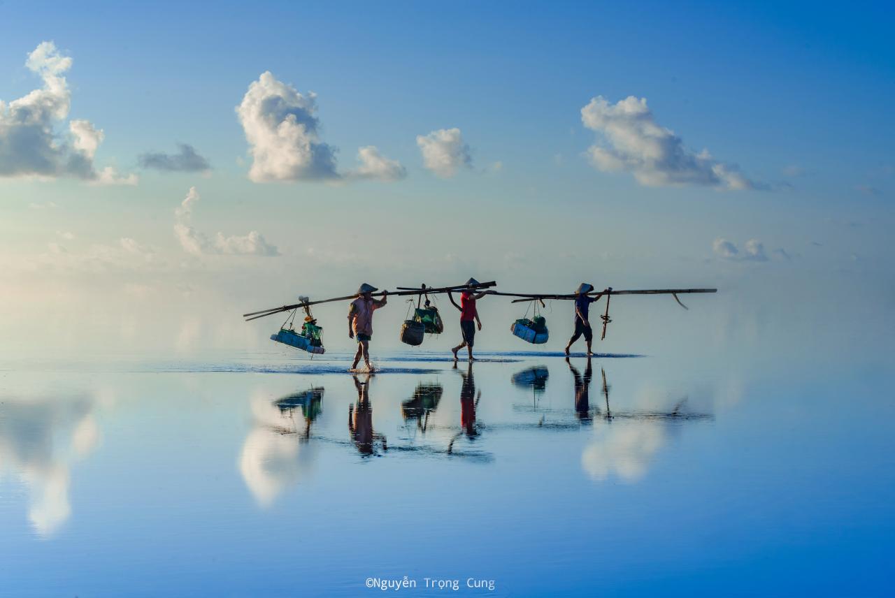 Infinity Sea, Thai Binh - un miroir géant reflétant le ciel