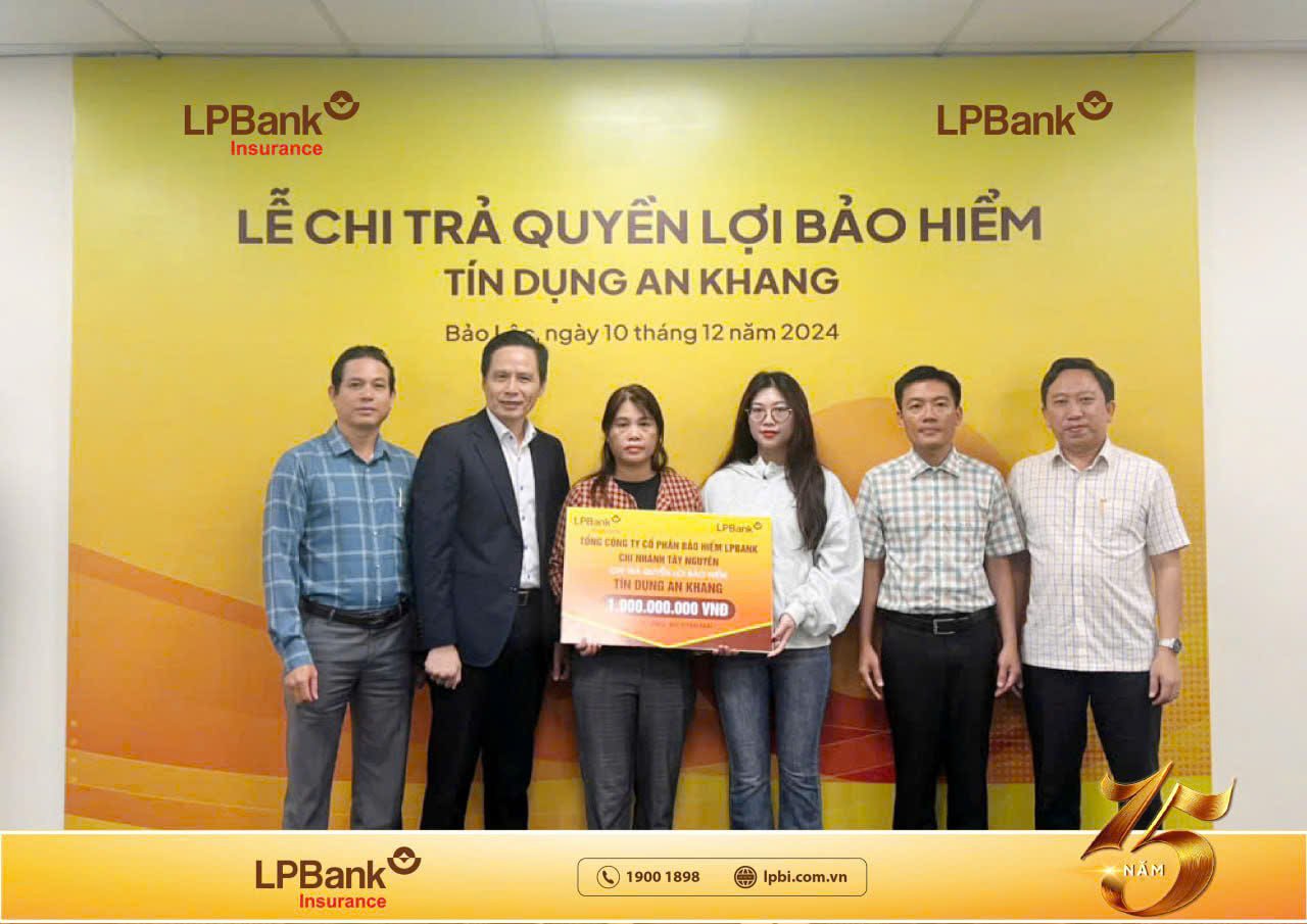 Bảo hiểm LPBank chi trả 1 tỷ đồng quyền lợi bảo hiểm cho khách hàng