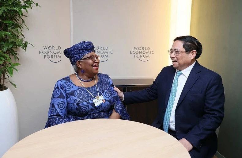 [Foto] Destacadas actividades del Primer Ministro Pham Minh Chinh en Davos, Suiza foto 10