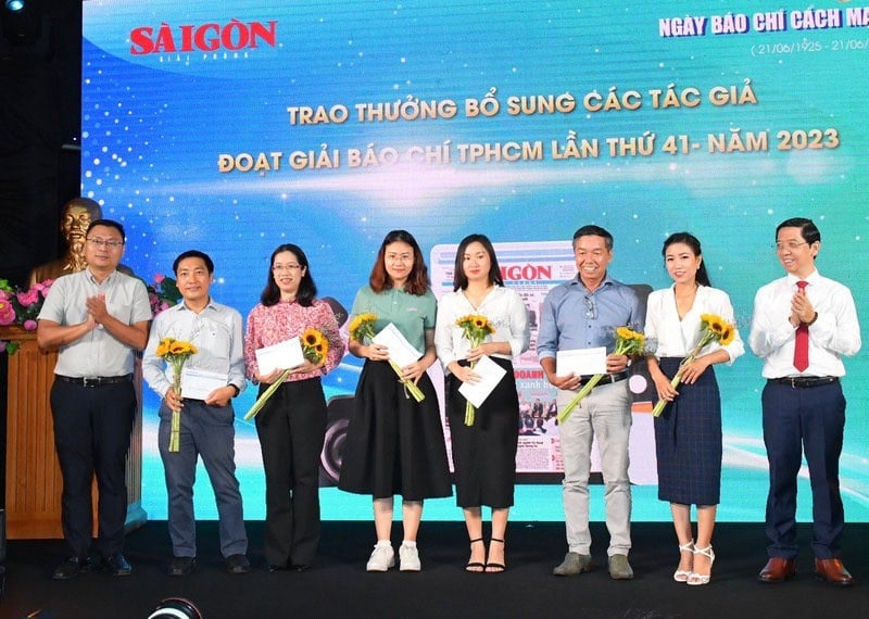 SGGP Newspaper won 5 awards at the 41st Ho Chi Minh City Press Awards