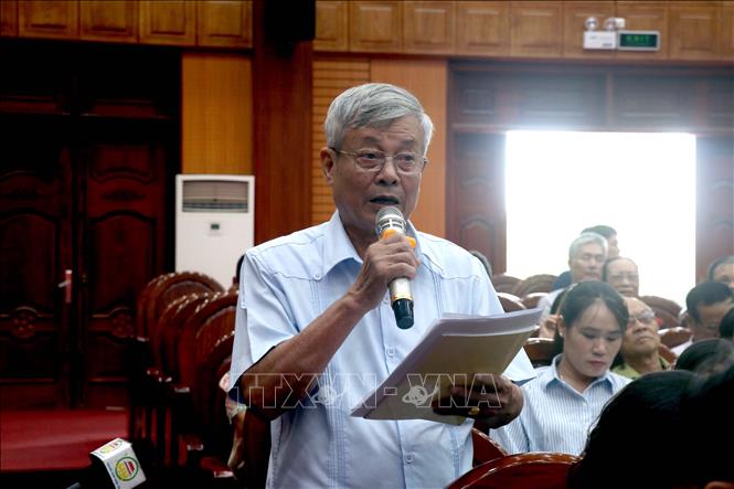 El presidente de Hung Yen propone resolver por completo la situación de la contaminación ambiental. Imagen 1