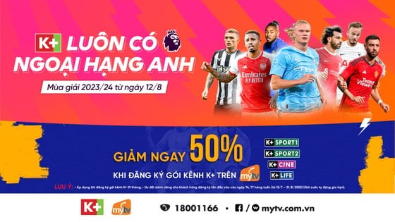 Khởi tranh Ngoại hạng Anh 2023-2024: Xem trực tiếp và độc quyền gói kênh K+ Truyền hình MyTV  ảnh 1