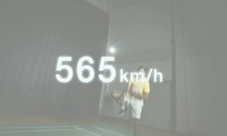 Rankireddy stellt Badminton-Rekord mit 565 km/h auf