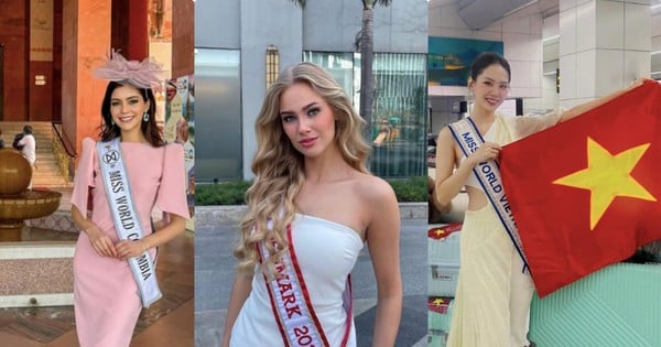 Miss Mai Phuong llega a India para competir en el 71° Miss Mundo, la aparición de competidoras "formidables" causa sorpresa