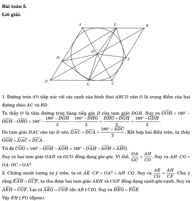 Réponses à l'examen de mathématiques de 10e année à Hô-Chi-Minh-Ville - 4