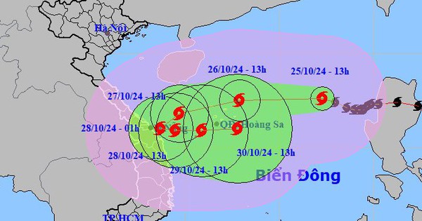 Affected by storm No. 6, where will there be heavy rain?