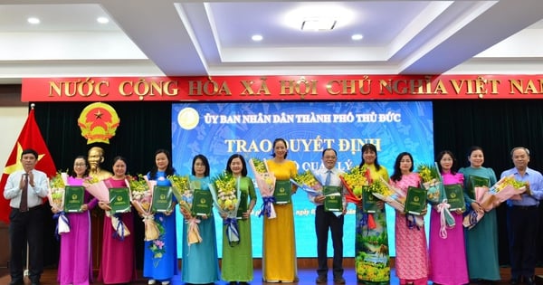 Thu Duc City appoints and transfers a series of principals and vice principals