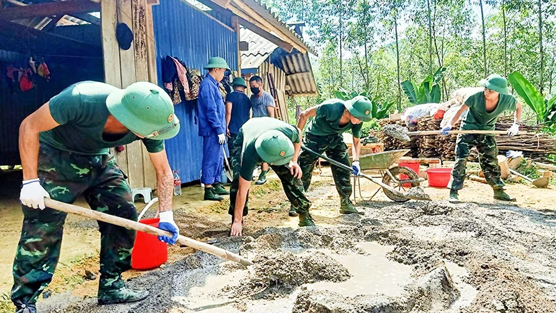 Military-civilian relationship on the top of the mountain