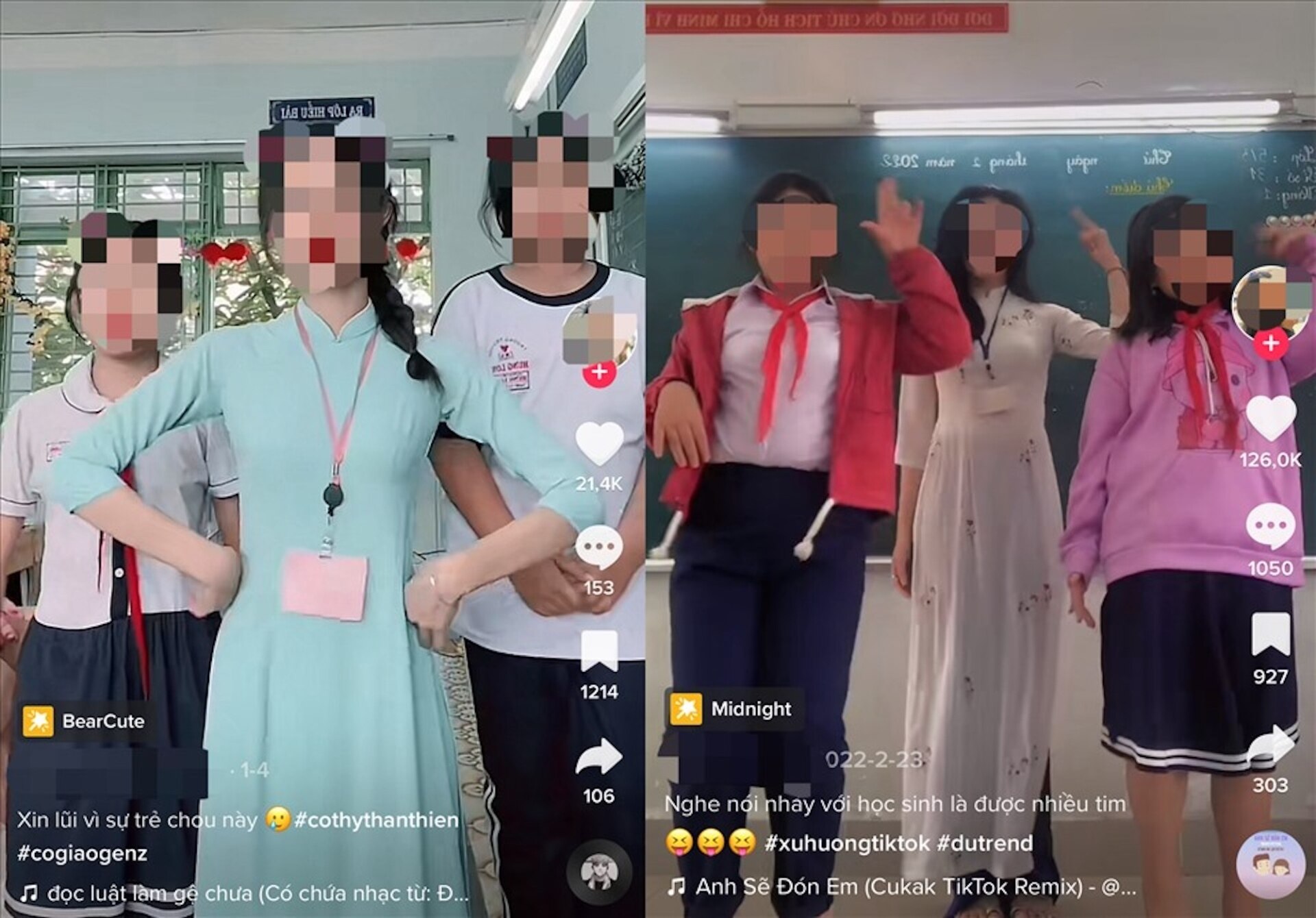 Rủ học sinh quay clip uốn éo trên TikTok, giáo viên ném trò cho dân mạng xâu xé - 1