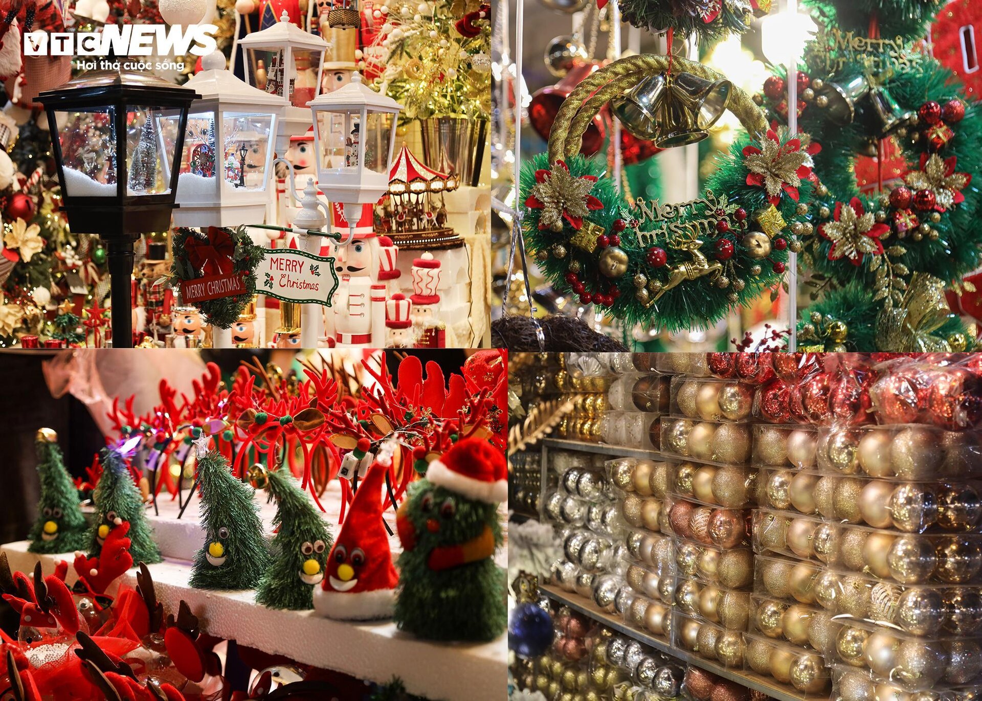 Christmas 2023 decorations are sold everywhere, Hanoi streets are colorful - 6