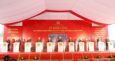 Quang Ninh inicia la construcción de la sede de la policía provincial