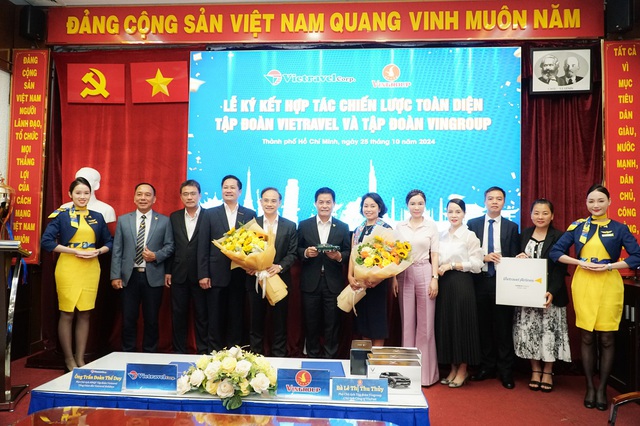 Vingroup và Vietravel hợp tác thúc đẩy du lịch xanh - di chuyển xanh - Ảnh 2.