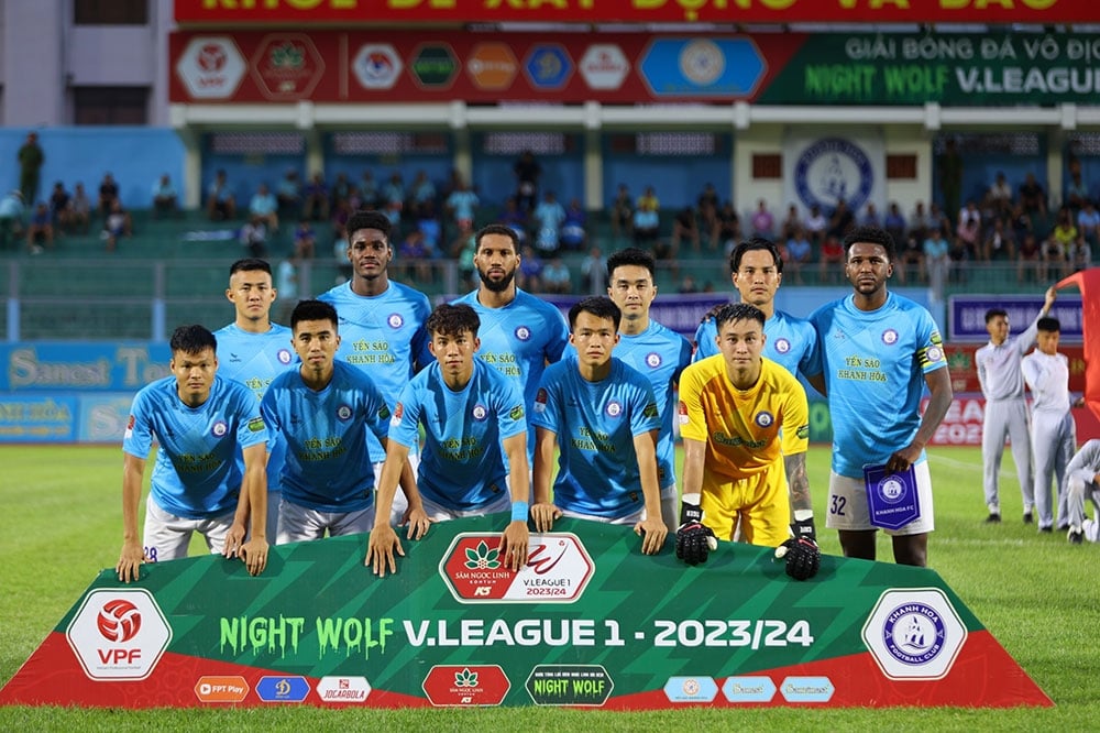 v-league 2023 2024 chinh thuc xac dinh doi xuong hang som hinh anh 1