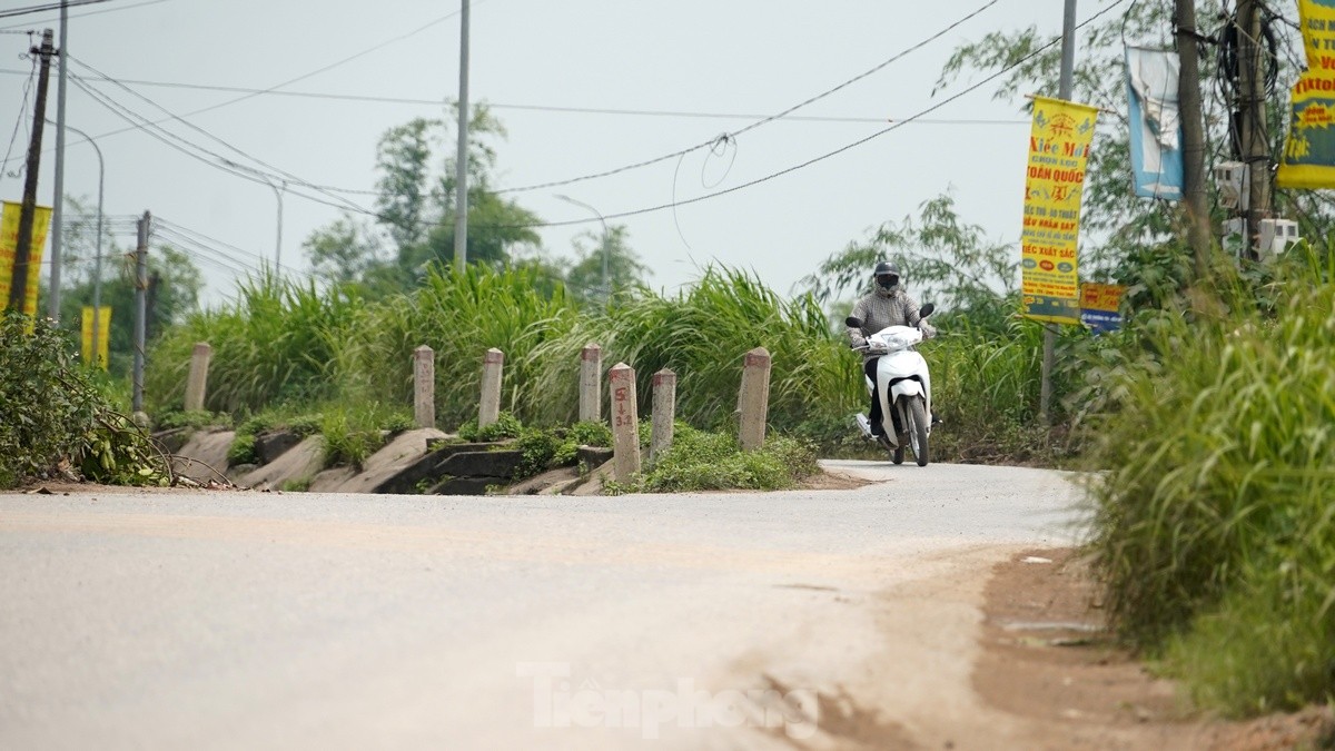 Hanoi spends nearly 400 billion VND to renovate the Red River dike through Phu Xuyen district, photo 12