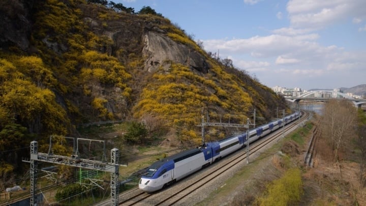 Sistema ferroviario de alta velocidad de Corea. (Foto: CNN)