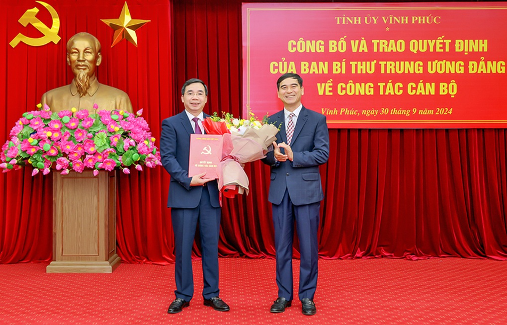 Ban Bí thư chuẩn y ông Bùi Huy Vĩnh làm Phó Bí thư Tỉnh ủy Vĩnh Phúc - 1