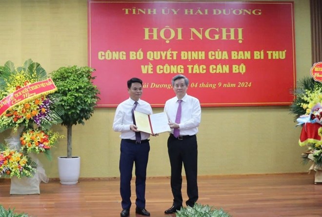 Ông Lê Ngọc Châu giữ chức Phó Bí thư Tỉnh ủy Hải Dương